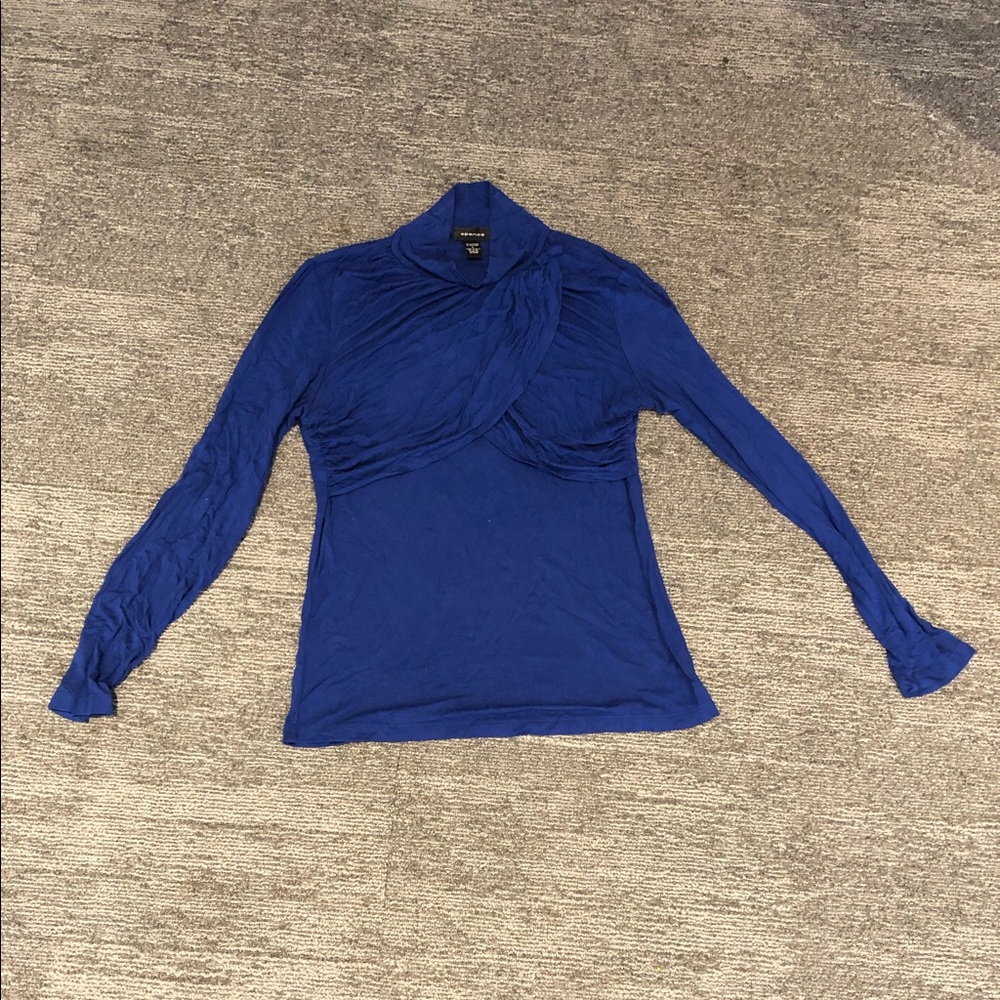 Royal Blue Turtleneck